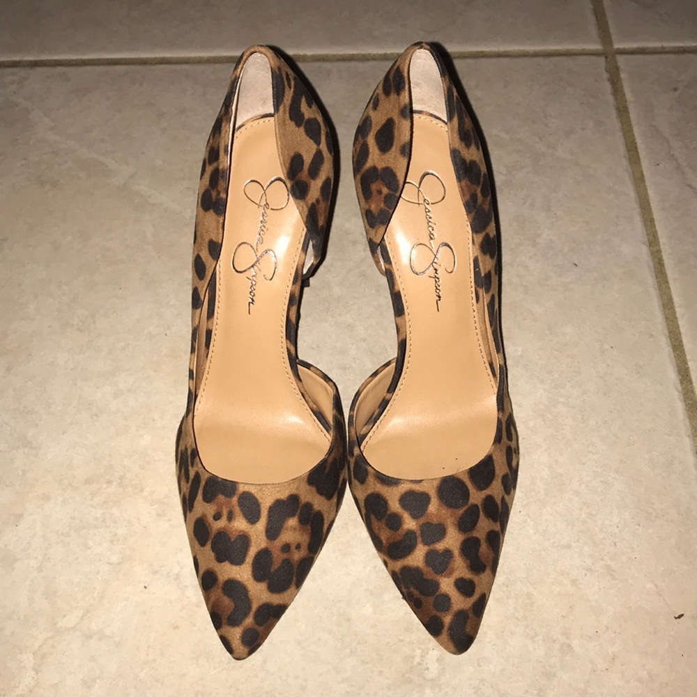 Leopard heels